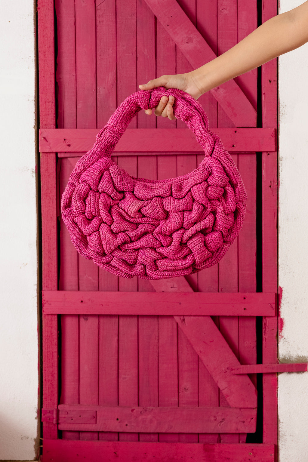 Bombé Bag Fuchsia (Hot Pink)