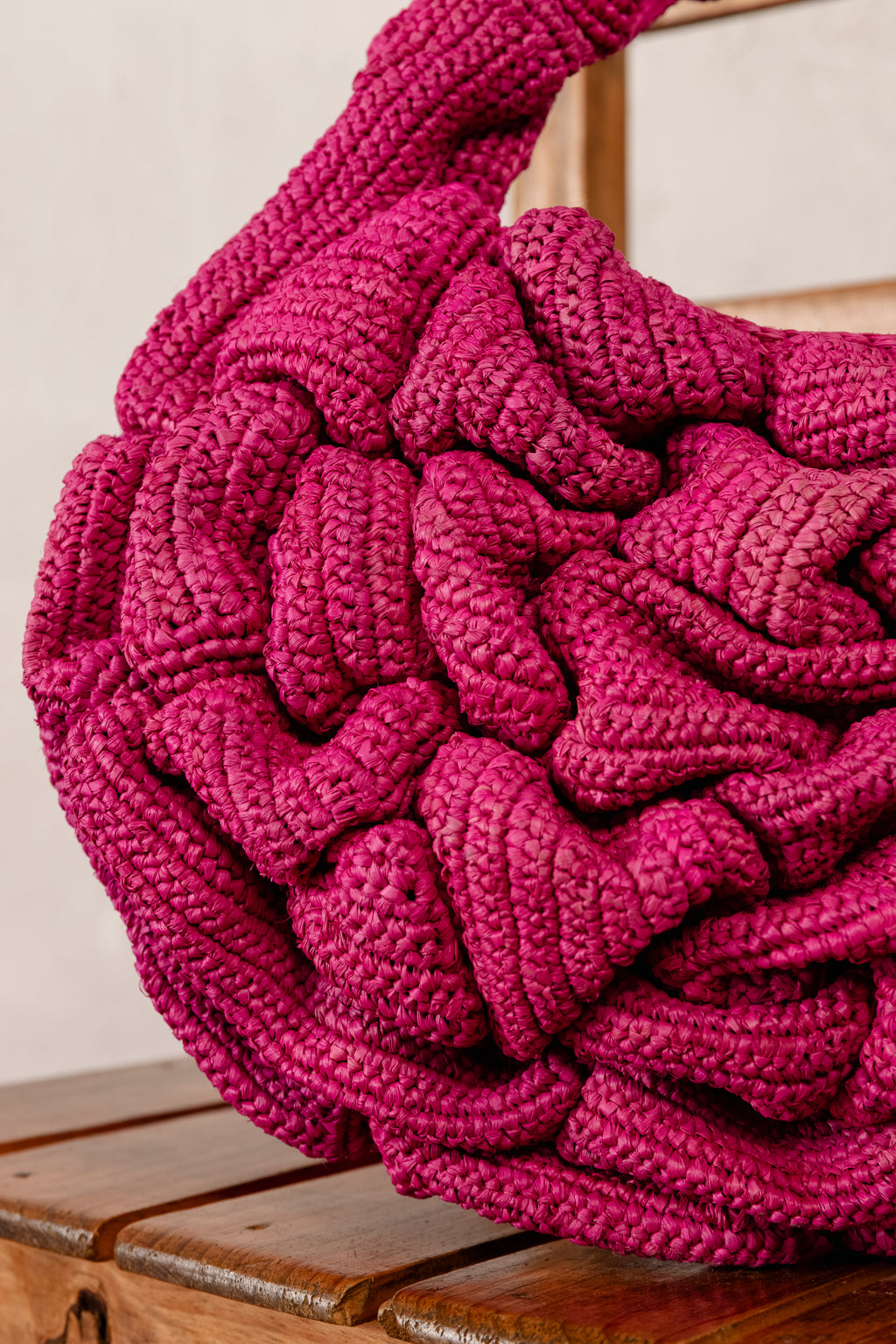 Bombé Bag Fuchsia (Hot Pink)