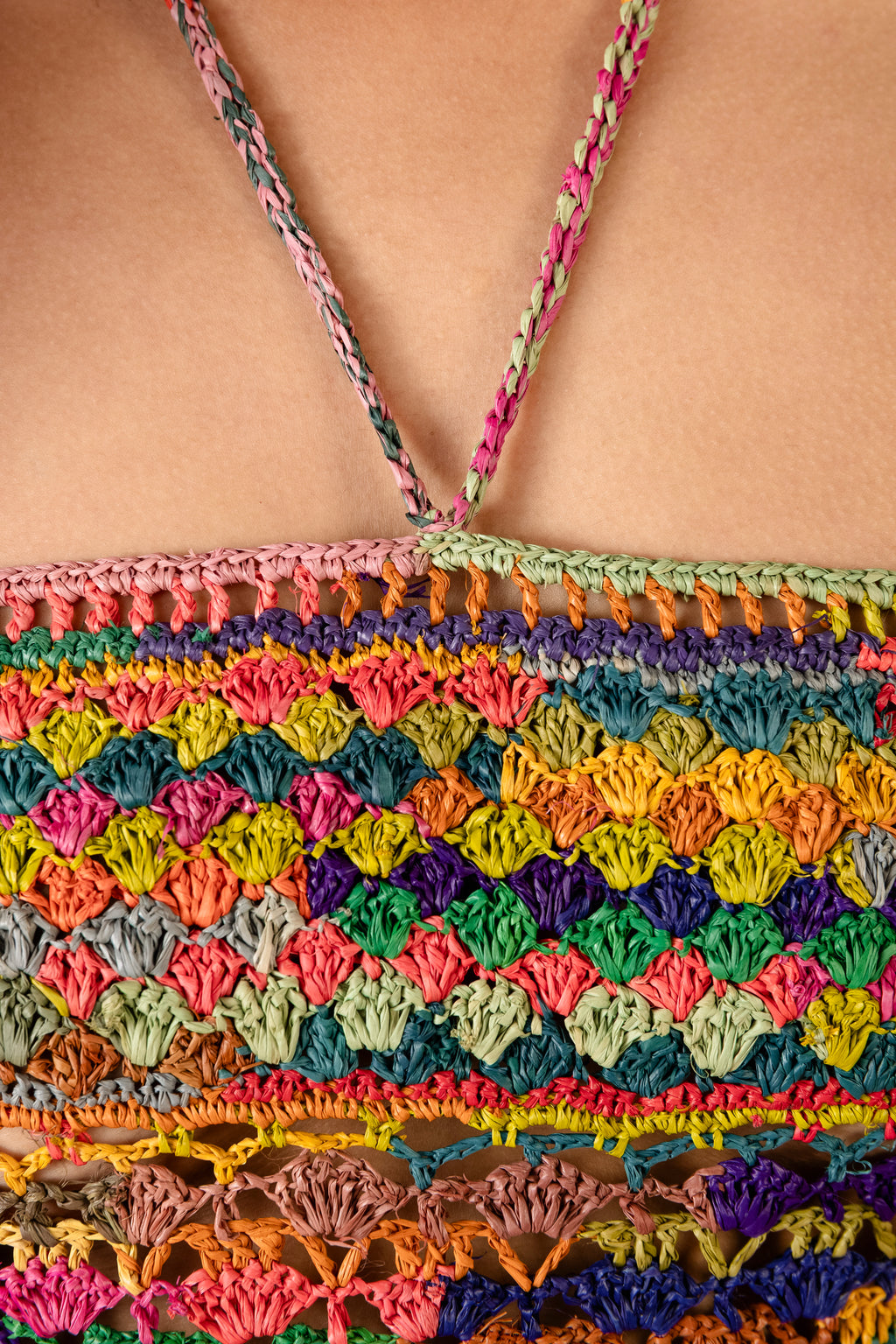 Rainbow Halter Dress