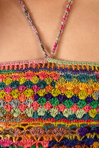 Rainbow Halter Dress