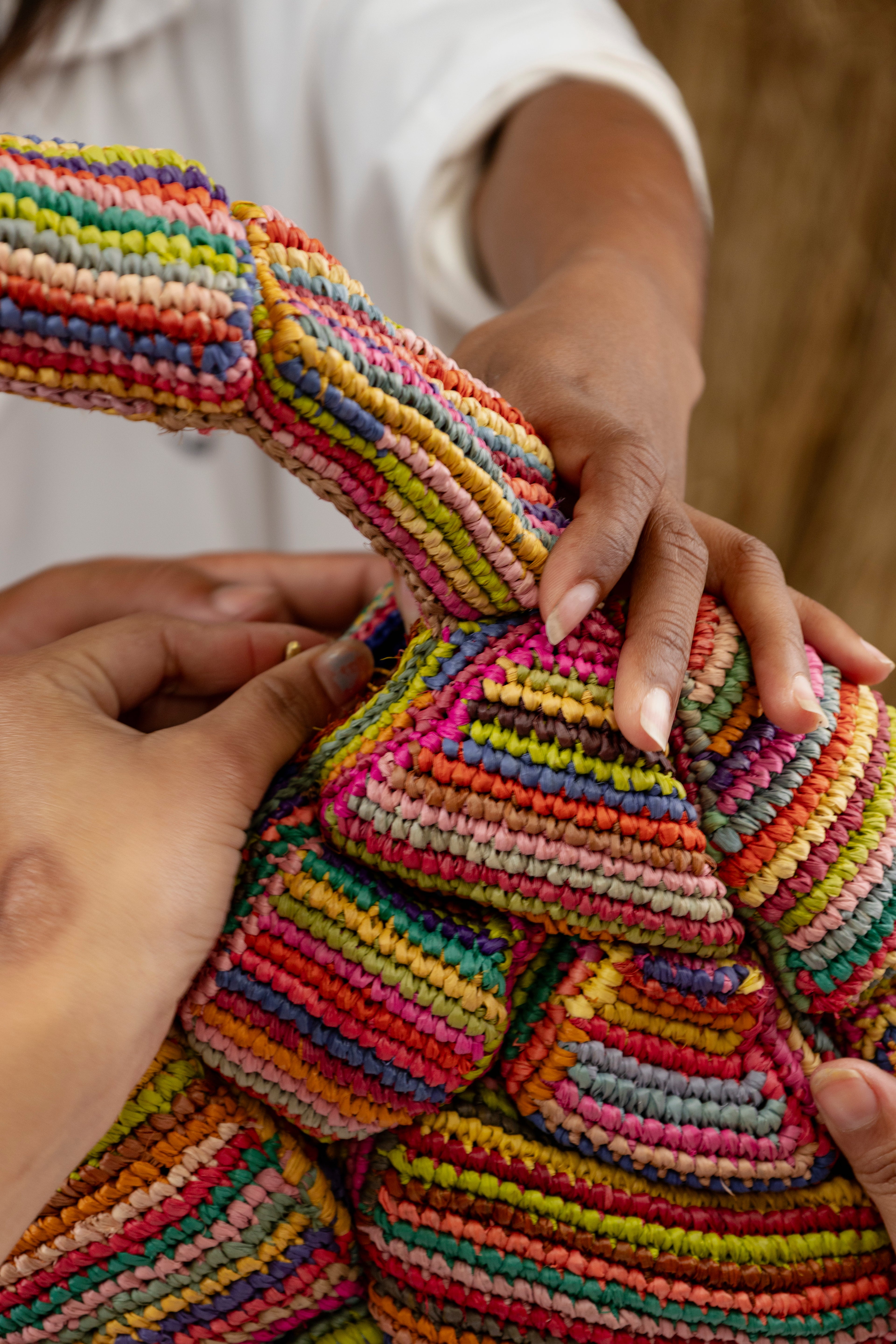 Rainbow XL Bag - Striped