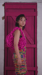 Fleur Brooch Fuchsia (Hot Pink)